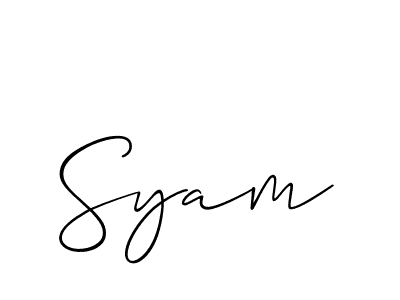 Check out images of Autograph of Syam name. Actor Syam Signature Style. Allison_Script is a professional sign style online. Syam signature style 2 images and pictures png