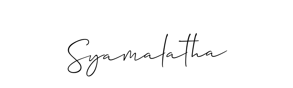 See photos of Syamalatha official signature by Spectra . Check more albums & portfolios. Read reviews & check more about Allison_Script font. Syamalatha signature style 2 images and pictures png