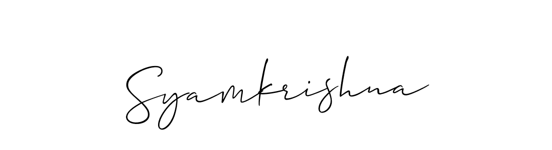 Here are the top 10 professional signature styles for the name Syamkrishna. These are the best autograph styles you can use for your name. Syamkrishna signature style 2 images and pictures png