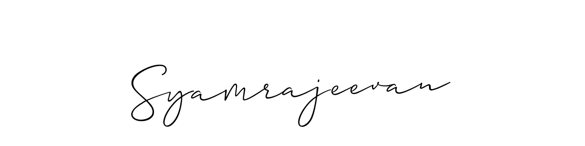 Best and Professional Signature Style for Syamrajeevan. Allison_Script Best Signature Style Collection. Syamrajeevan signature style 2 images and pictures png