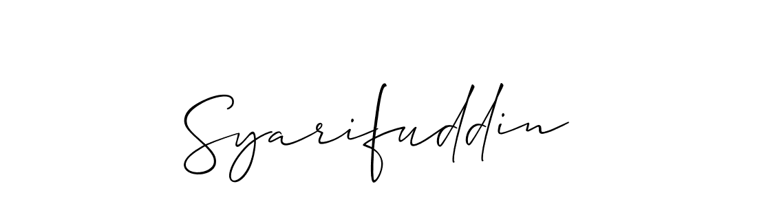 Make a beautiful signature design for name Syarifuddin. Use this online signature maker to create a handwritten signature for free. Syarifuddin signature style 2 images and pictures png