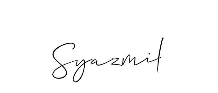 See photos of Syazmil official signature by Spectra . Check more albums & portfolios. Read reviews & check more about Allison_Script font. Syazmil signature style 2 images and pictures png