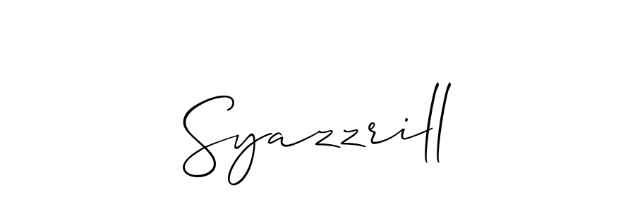 You can use this online signature creator to create a handwritten signature for the name Syazzrill. This is the best online autograph maker. Syazzrill signature style 2 images and pictures png