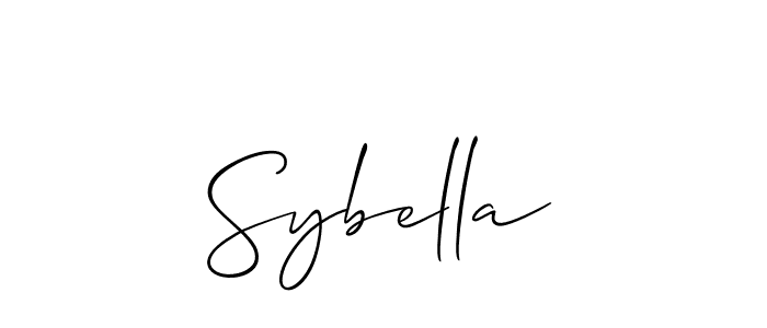 if you are searching for the best signature style for your name Sybella. so please give up your signature search. here we have designed multiple signature styles  using Allison_Script. Sybella signature style 2 images and pictures png