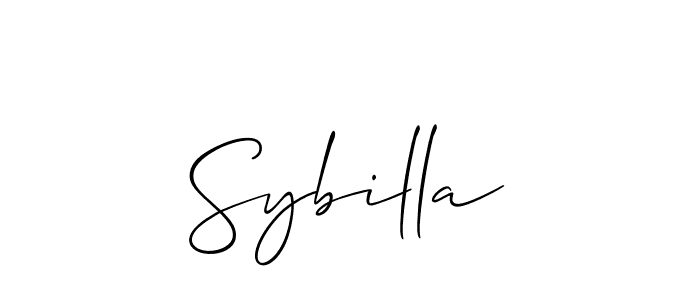 How to make Sybilla name signature. Use Allison_Script style for creating short signs online. This is the latest handwritten sign. Sybilla signature style 2 images and pictures png