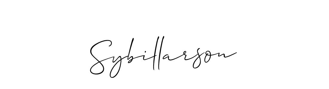 Make a beautiful signature design for name Sybillarson. Use this online signature maker to create a handwritten signature for free. Sybillarson signature style 2 images and pictures png