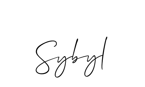 Make a beautiful signature design for name Sybyl. Use this online signature maker to create a handwritten signature for free. Sybyl signature style 2 images and pictures png