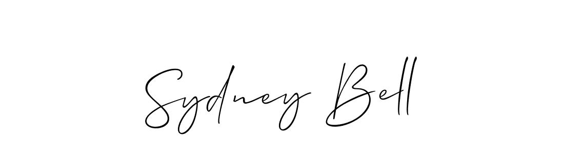 How to Draw Sydney Bell signature style? Allison_Script is a latest design signature styles for name Sydney Bell. Sydney Bell signature style 2 images and pictures png