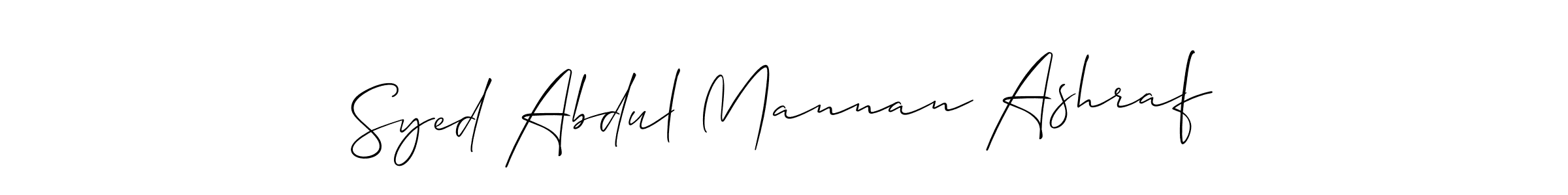 Once you've used our free online signature maker to create your best signature Allison_Script style, it's time to enjoy all of the benefits that Syed Abdul Mannan Ashraf name signing documents. Syed Abdul Mannan Ashraf signature style 2 images and pictures png