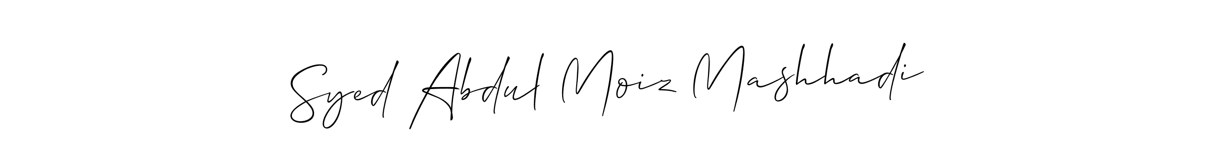 Best and Professional Signature Style for Syed Abdul Moiz Mashhadi. Allison_Script Best Signature Style Collection. Syed Abdul Moiz Mashhadi signature style 2 images and pictures png