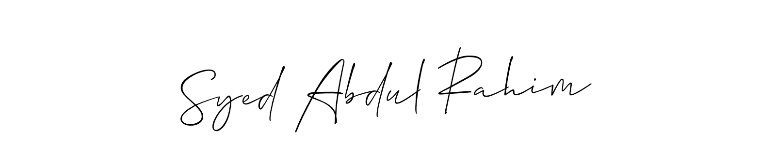 Here are the top 10 professional signature styles for the name Syed Abdul Rahim. These are the best autograph styles you can use for your name. Syed Abdul Rahim signature style 2 images and pictures png