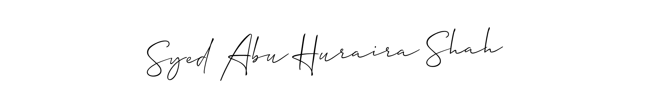 It looks lik you need a new signature style for name Syed Abu Huraira Shah. Design unique handwritten (Allison_Script) signature with our free signature maker in just a few clicks. Syed Abu Huraira Shah signature style 2 images and pictures png