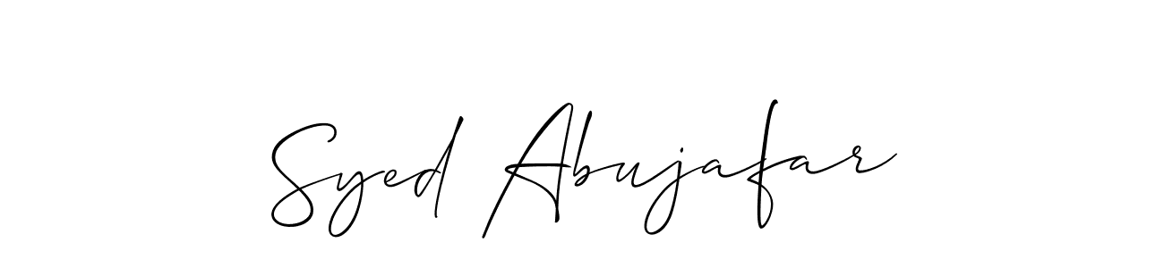 Syed Abujafar stylish signature style. Best Handwritten Sign (Allison_Script) for my name. Handwritten Signature Collection Ideas for my name Syed Abujafar. Syed Abujafar signature style 2 images and pictures png
