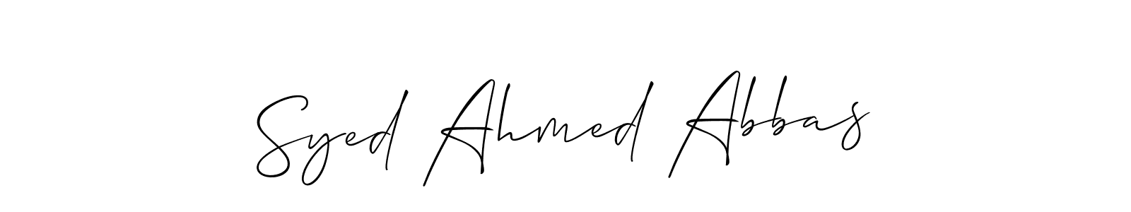 Check out images of Autograph of Syed Ahmed Abbas name. Actor Syed Ahmed Abbas Signature Style. Allison_Script is a professional sign style online. Syed Ahmed Abbas signature style 2 images and pictures png