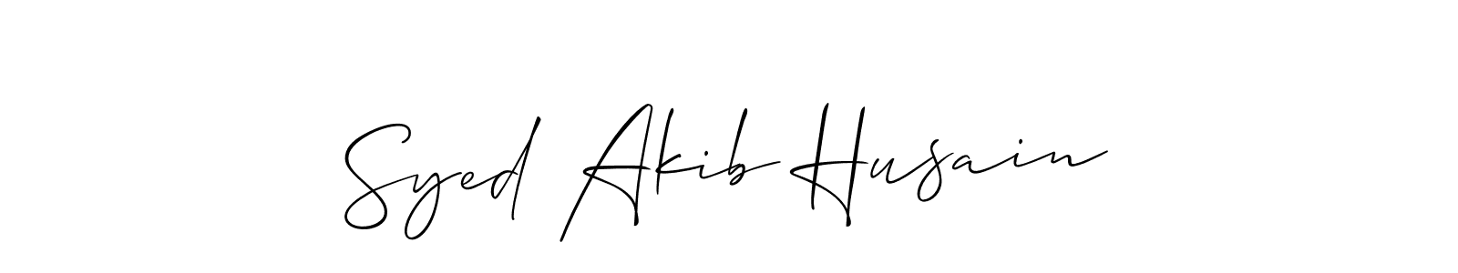 Check out images of Autograph of Syed Akib Husain name. Actor Syed Akib Husain Signature Style. Allison_Script is a professional sign style online. Syed Akib Husain signature style 2 images and pictures png