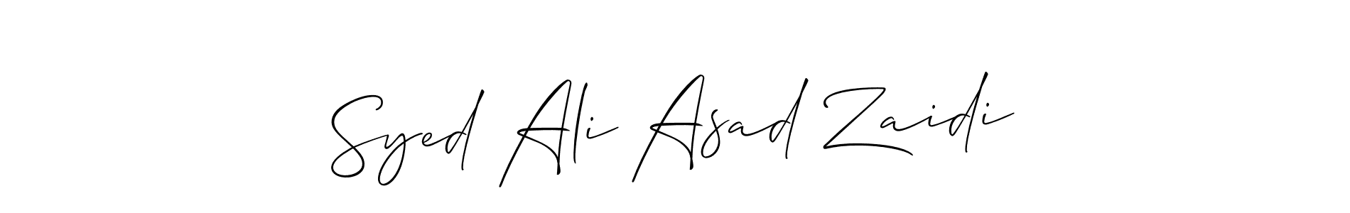 Best and Professional Signature Style for Syed Ali Asad Zaidi. Allison_Script Best Signature Style Collection. Syed Ali Asad Zaidi signature style 2 images and pictures png