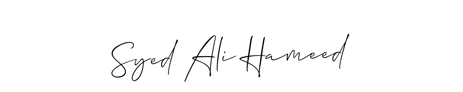 See photos of Syed Ali Hameed official signature by Spectra . Check more albums & portfolios. Read reviews & check more about Allison_Script font. Syed Ali Hameed signature style 2 images and pictures png