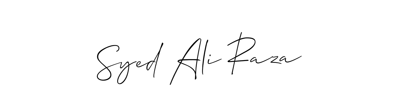 Once you've used our free online signature maker to create your best signature Allison_Script style, it's time to enjoy all of the benefits that Syed Ali Raza name signing documents. Syed Ali Raza signature style 2 images and pictures png