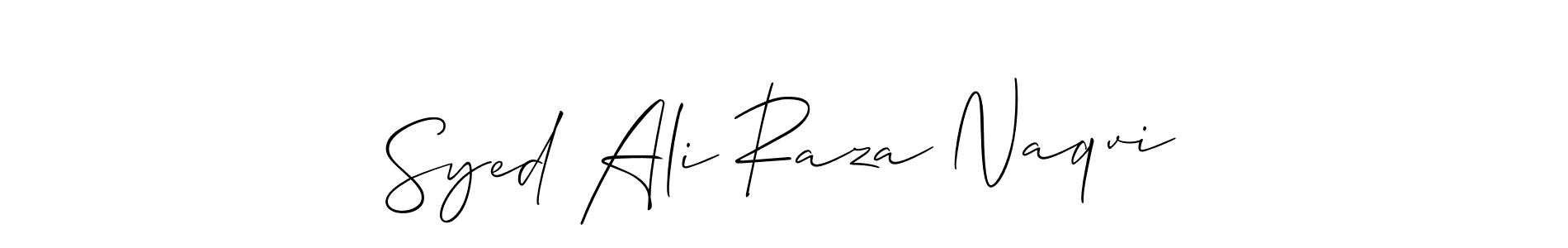 Once you've used our free online signature maker to create your best signature Allison_Script style, it's time to enjoy all of the benefits that Syed Ali Raza Naqvi name signing documents. Syed Ali Raza Naqvi signature style 2 images and pictures png