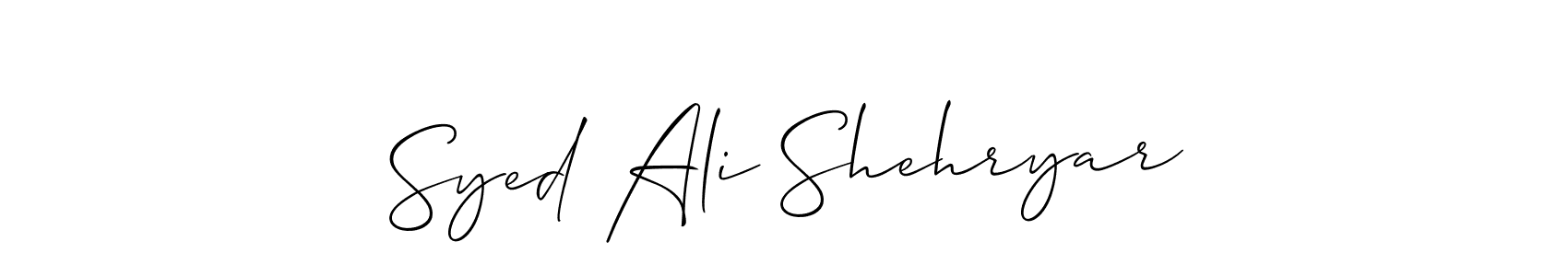 Here are the top 10 professional signature styles for the name Syed Ali Shehryar. These are the best autograph styles you can use for your name. Syed Ali Shehryar signature style 2 images and pictures png