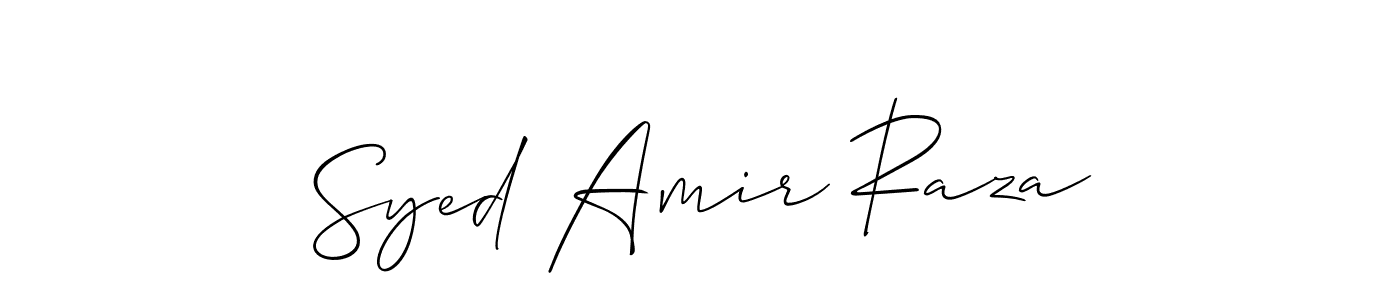 Make a beautiful signature design for name Syed Amir Raza. Use this online signature maker to create a handwritten signature for free. Syed Amir Raza signature style 2 images and pictures png