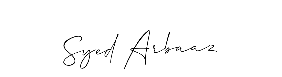 You can use this online signature creator to create a handwritten signature for the name Syed Arbaaz. This is the best online autograph maker. Syed Arbaaz signature style 2 images and pictures png