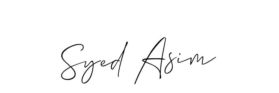 Make a short Syed Asim signature style. Manage your documents anywhere anytime using Allison_Script. Create and add eSignatures, submit forms, share and send files easily. Syed Asim signature style 2 images and pictures png