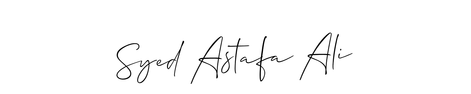 Make a beautiful signature design for name Syed Astafa Ali. Use this online signature maker to create a handwritten signature for free. Syed Astafa Ali signature style 2 images and pictures png