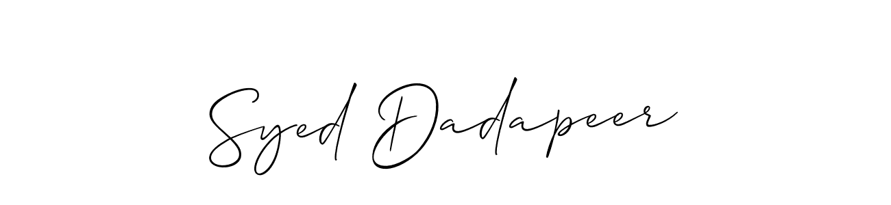 Check out images of Autograph of Syed Dadapeer name. Actor Syed Dadapeer Signature Style. Allison_Script is a professional sign style online. Syed Dadapeer signature style 2 images and pictures png