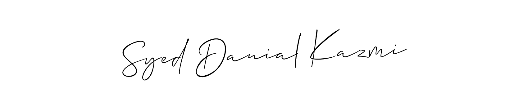 Here are the top 10 professional signature styles for the name Syed Danial Kazmi. These are the best autograph styles you can use for your name. Syed Danial Kazmi signature style 2 images and pictures png