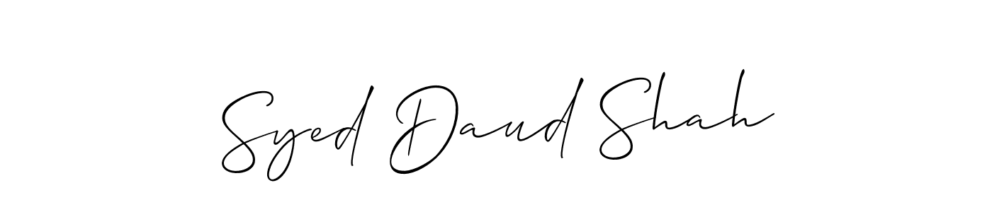 Make a beautiful signature design for name Syed Daud Shah. Use this online signature maker to create a handwritten signature for free. Syed Daud Shah signature style 2 images and pictures png