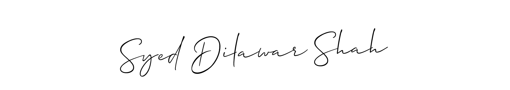 Also You can easily find your signature by using the search form. We will create Syed Dilawar Shah name handwritten signature images for you free of cost using Allison_Script sign style. Syed Dilawar Shah signature style 2 images and pictures png