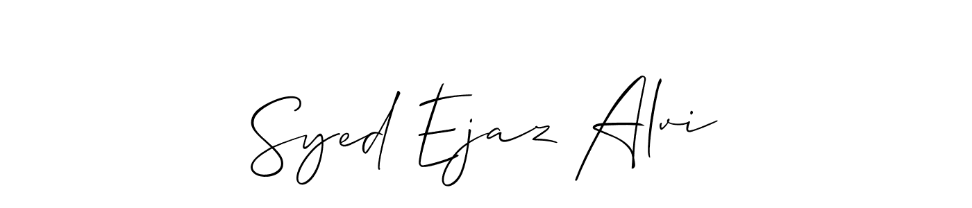 Check out images of Autograph of Syed Ejaz Alvi name. Actor Syed Ejaz Alvi Signature Style. Allison_Script is a professional sign style online. Syed Ejaz Alvi signature style 2 images and pictures png