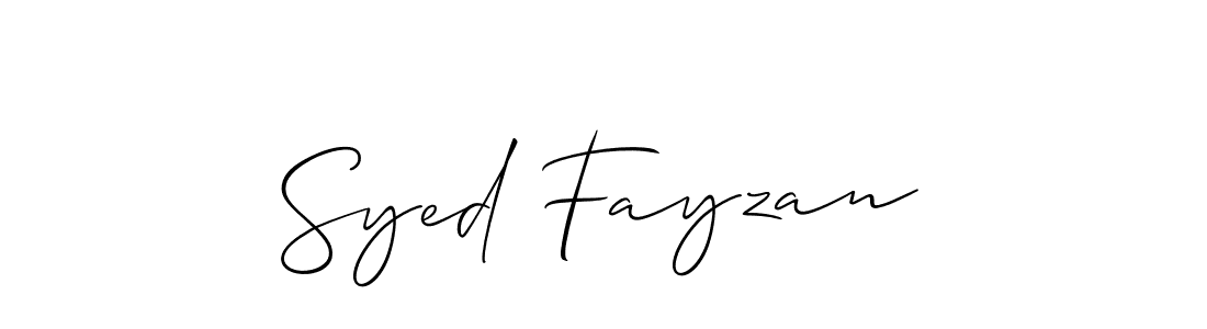 You should practise on your own different ways (Allison_Script) to write your name (Syed Fayzan) in signature. don't let someone else do it for you. Syed Fayzan signature style 2 images and pictures png