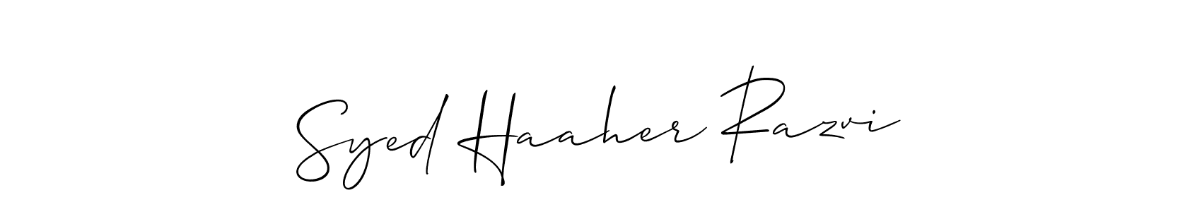 Here are the top 10 professional signature styles for the name Syed Haaher Razvi. These are the best autograph styles you can use for your name. Syed Haaher Razvi signature style 2 images and pictures png