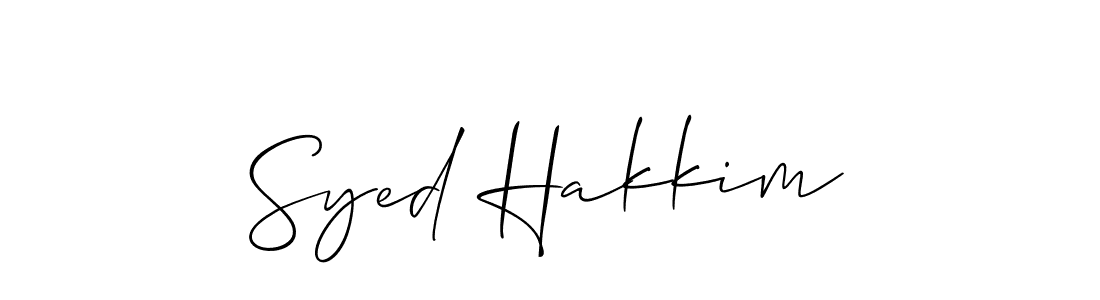 Similarly Allison_Script is the best handwritten signature design. Signature creator online .You can use it as an online autograph creator for name Syed Hakkim. Syed Hakkim signature style 2 images and pictures png