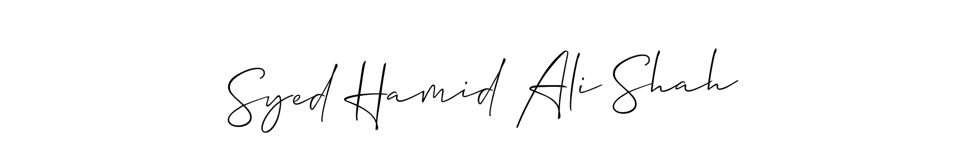 Here are the top 10 professional signature styles for the name Syed Hamid Ali Shah. These are the best autograph styles you can use for your name. Syed Hamid Ali Shah signature style 2 images and pictures png