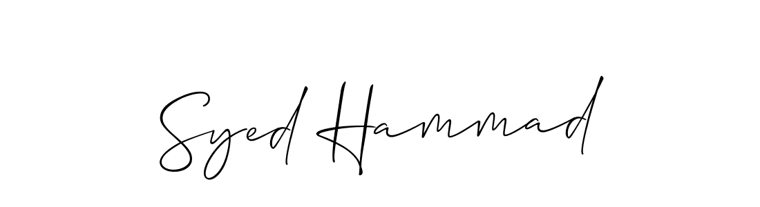 See photos of Syed Hammad official signature by Spectra . Check more albums & portfolios. Read reviews & check more about Allison_Script font. Syed Hammad signature style 2 images and pictures png