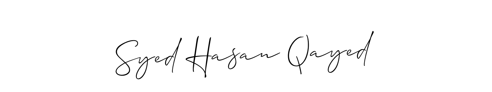 Here are the top 10 professional signature styles for the name Syed Hasan Qayed. These are the best autograph styles you can use for your name. Syed Hasan Qayed signature style 2 images and pictures png