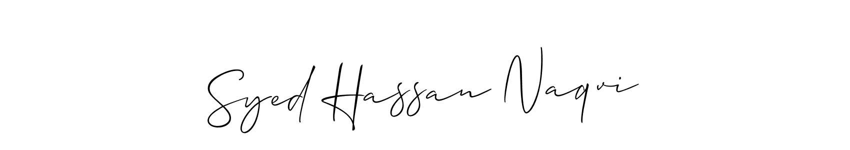 Once you've used our free online signature maker to create your best signature Allison_Script style, it's time to enjoy all of the benefits that Syed Hassan Naqvi name signing documents. Syed Hassan Naqvi signature style 2 images and pictures png