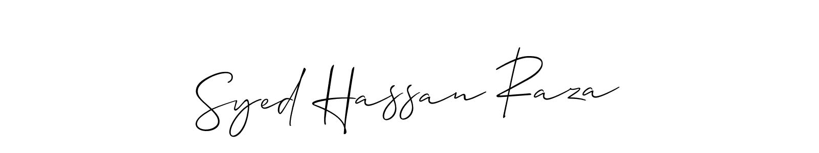 Once you've used our free online signature maker to create your best signature Allison_Script style, it's time to enjoy all of the benefits that Syed Hassan Raza name signing documents. Syed Hassan Raza signature style 2 images and pictures png