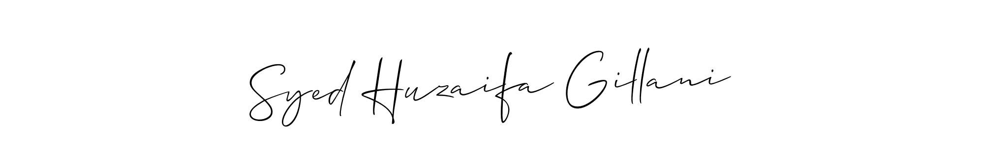Here are the top 10 professional signature styles for the name Syed Huzaifa Gillani. These are the best autograph styles you can use for your name. Syed Huzaifa Gillani signature style 2 images and pictures png