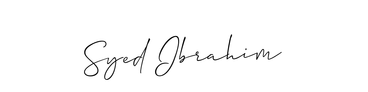 The best way (Allison_Script) to make a short signature is to pick only two or three words in your name. The name Syed Ibrahim include a total of six letters. For converting this name. Syed Ibrahim signature style 2 images and pictures png