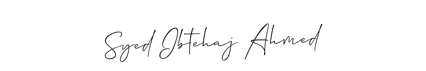 Also You can easily find your signature by using the search form. We will create Syed Ibtehaj Ahmed name handwritten signature images for you free of cost using Allison_Script sign style. Syed Ibtehaj Ahmed signature style 2 images and pictures png