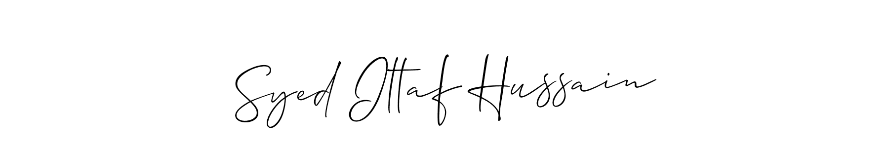 You can use this online signature creator to create a handwritten signature for the name Syed Iltaf Hussain. This is the best online autograph maker. Syed Iltaf Hussain signature style 2 images and pictures png