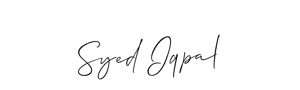 Make a beautiful signature design for name Syed Iqpal. Use this online signature maker to create a handwritten signature for free. Syed Iqpal signature style 2 images and pictures png