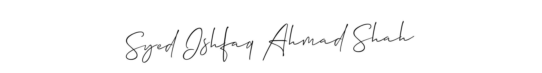 Best and Professional Signature Style for Syed Ishfaq Ahmad Shah. Allison_Script Best Signature Style Collection. Syed Ishfaq Ahmad Shah signature style 2 images and pictures png