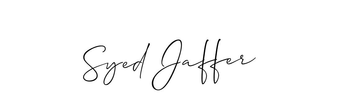 Make a beautiful signature design for name Syed Jaffer. Use this online signature maker to create a handwritten signature for free. Syed Jaffer signature style 2 images and pictures png