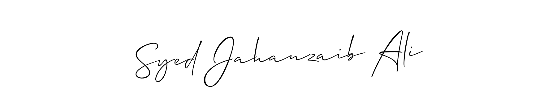 You should practise on your own different ways (Allison_Script) to write your name (Syed Jahanzaib Ali) in signature. don't let someone else do it for you. Syed Jahanzaib Ali signature style 2 images and pictures png