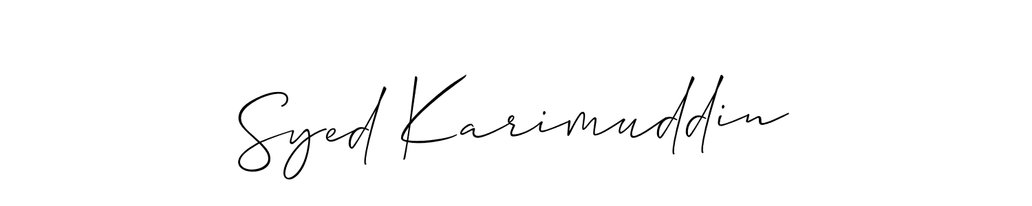 Check out images of Autograph of Syed Karimuddin name. Actor Syed Karimuddin Signature Style. Allison_Script is a professional sign style online. Syed Karimuddin signature style 2 images and pictures png